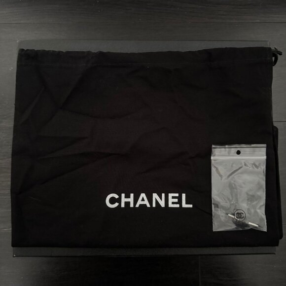 Chanel Patent Calfskin Leather Lace Up Black Ankle Boots Bootie - Picture 11 of 13